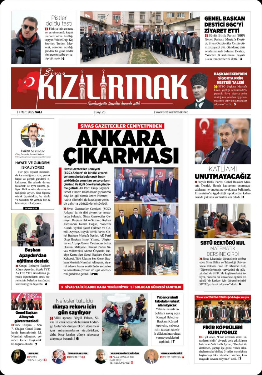 Sivas Kent Arşivi ■gazetezara sayı: 102■ Sivas Kent Arşivi ■gazetezara sayı: 102■