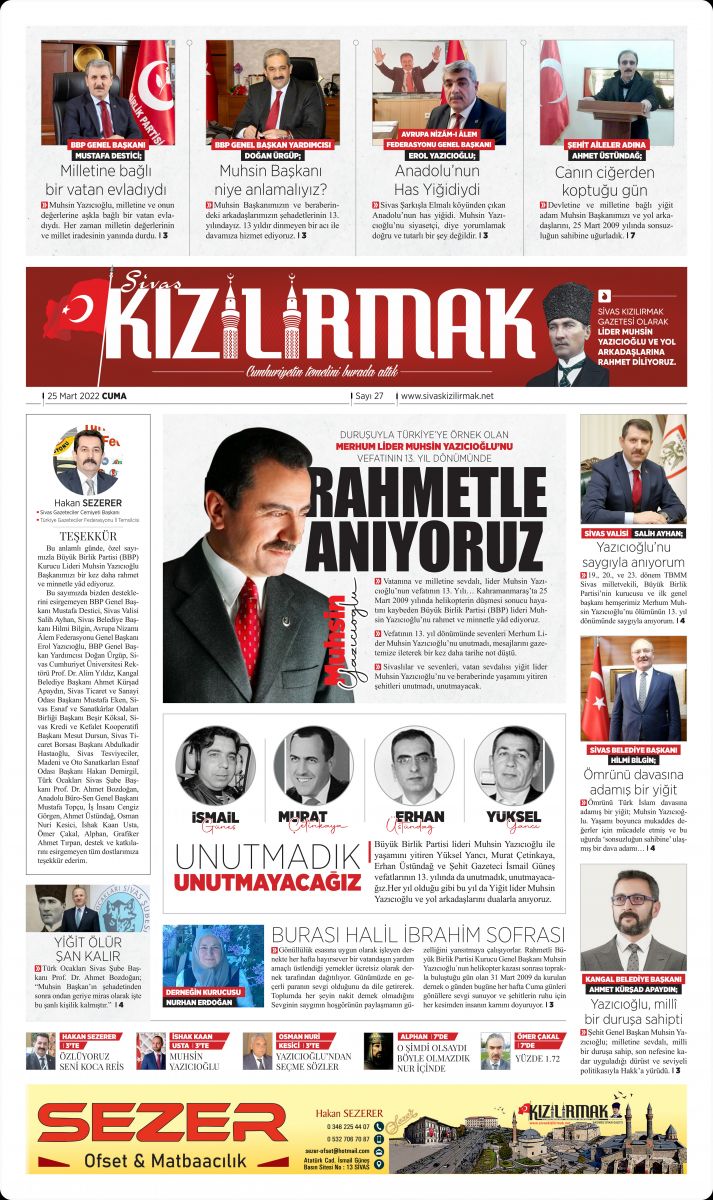 Sivas Kent Arşivi ■gazetezara  sayı: 102■