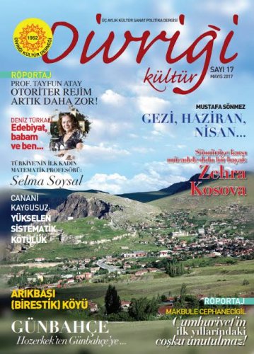 Sivas Kent Arşivi ■Divriği Kültür dergisi  sayı: 17■
