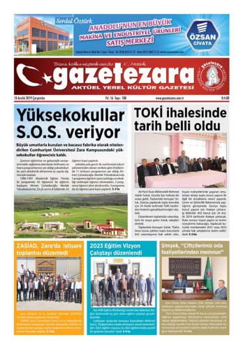 Sivas Kent Arşivi ■gazetezara sayı: 100■