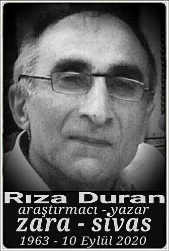 Rıza Duran :araştırmacı - yazar: :::::Zara:::::