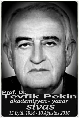 Prof. Dr. Tevfik Pekin :akademisyen - yazar: :::::Sivas:::::